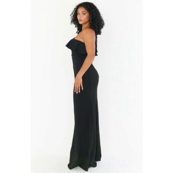 Show Me Your Mumu Florentine Maxi Dress in Black Stretch NWT - Picture 3 of 9